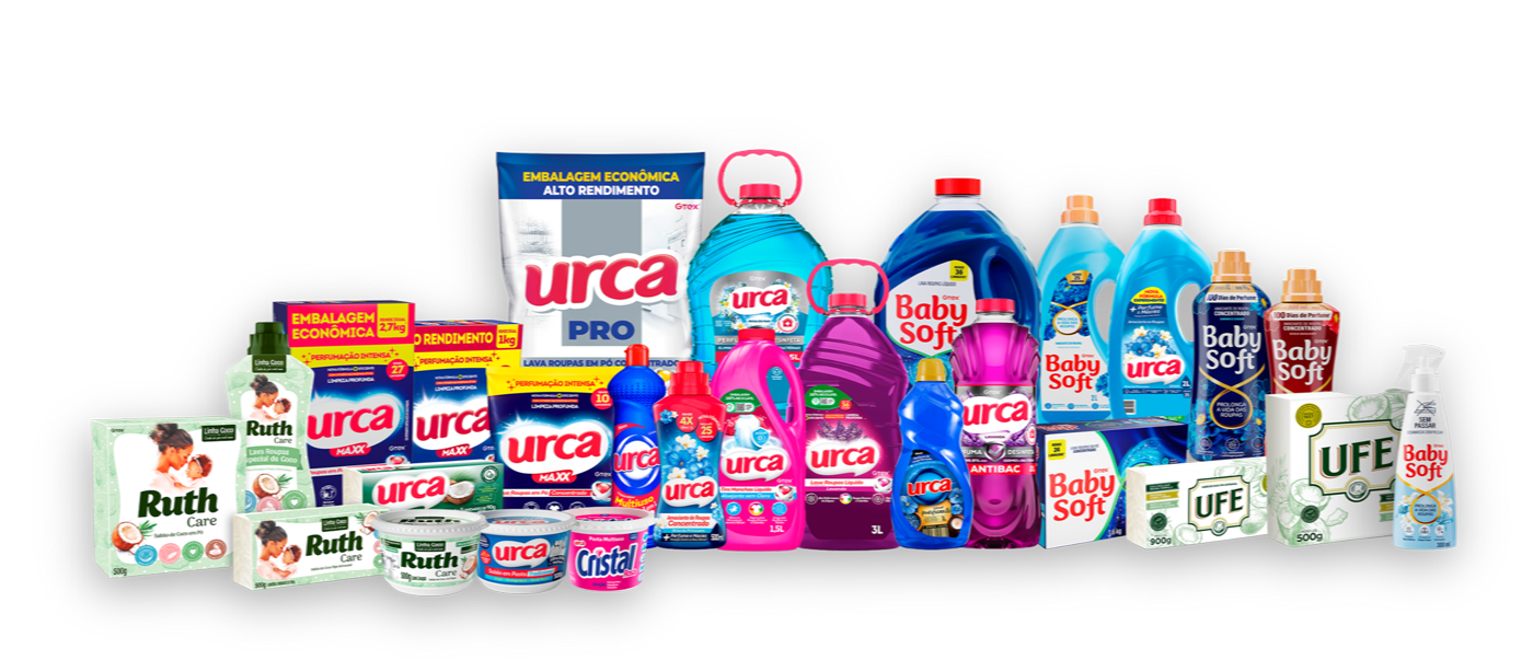 Produtos das marcas GTEX