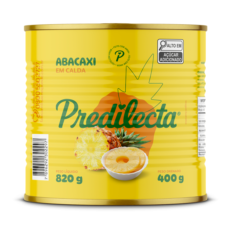Abacaxi em calda Predilecta